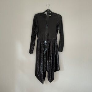Michael Kora black sequin party dress size xs